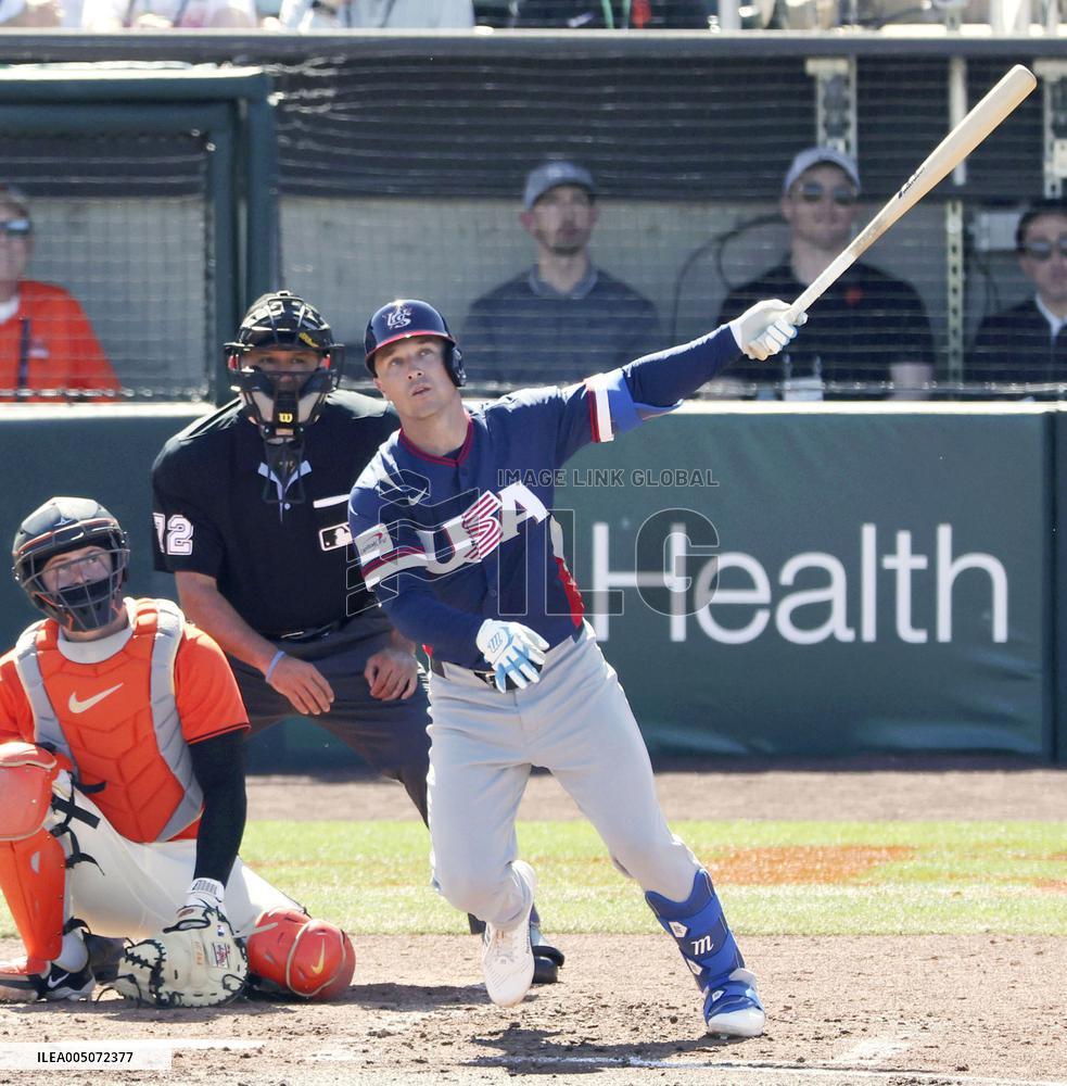 Baseball: U.S. WBC warm-up game