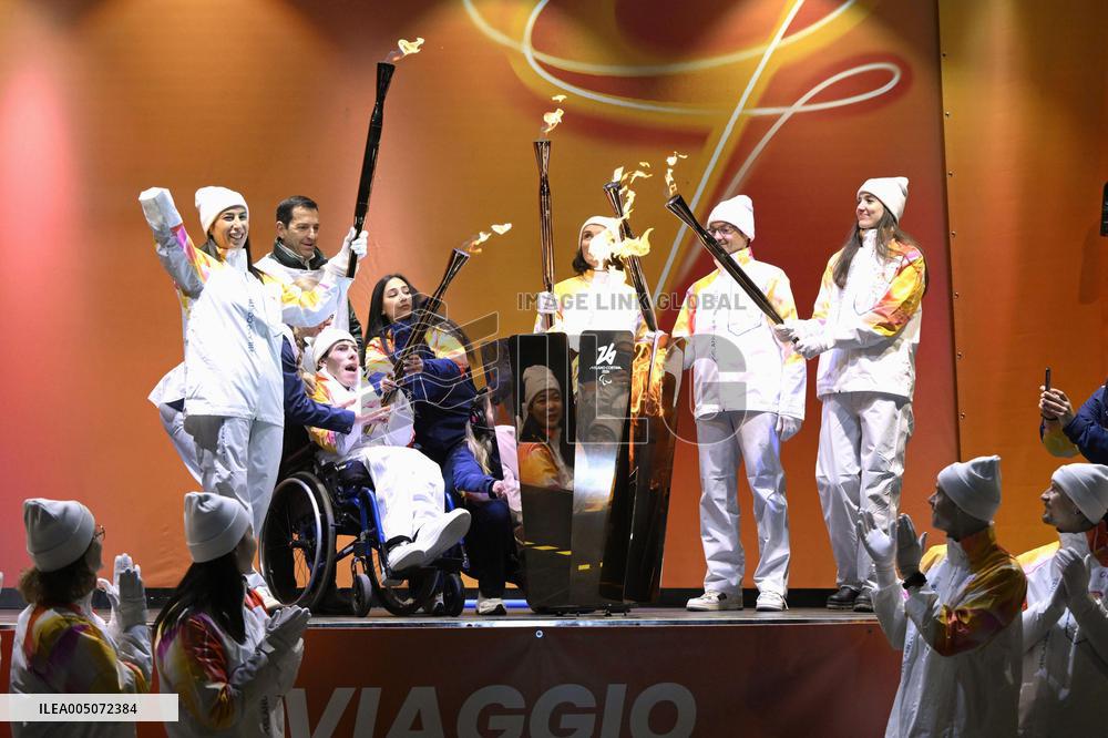 Milan Cortina Paralympics: Torch relay