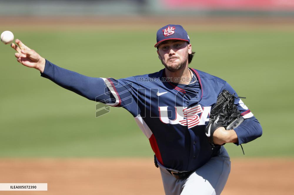 Baseball: U.S. WBC warm-up game