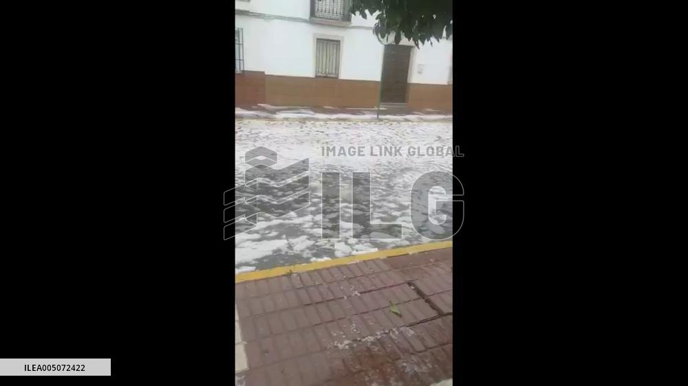 Spain: Flash Flooding and Hail Hit Málaga’s Antequera Area 2