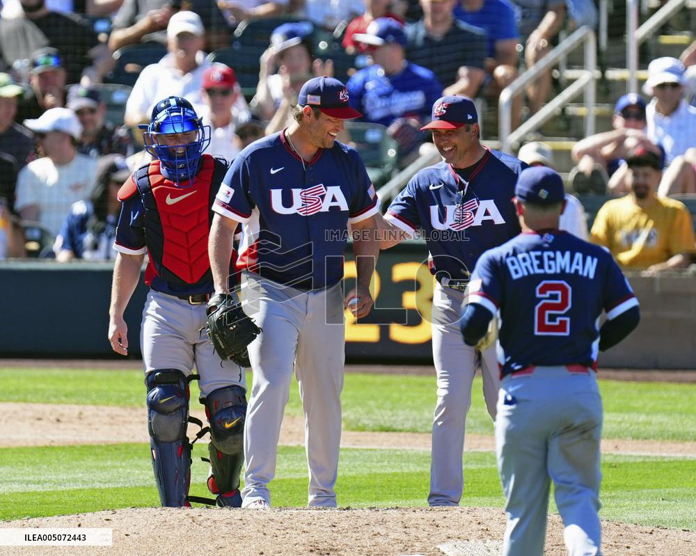 Baseball: U.S. WBC warm-up game