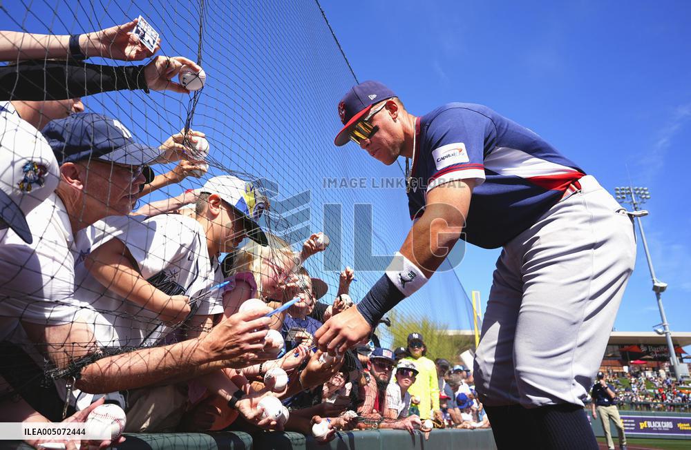 Baseball: U.S. WBC warm-up game