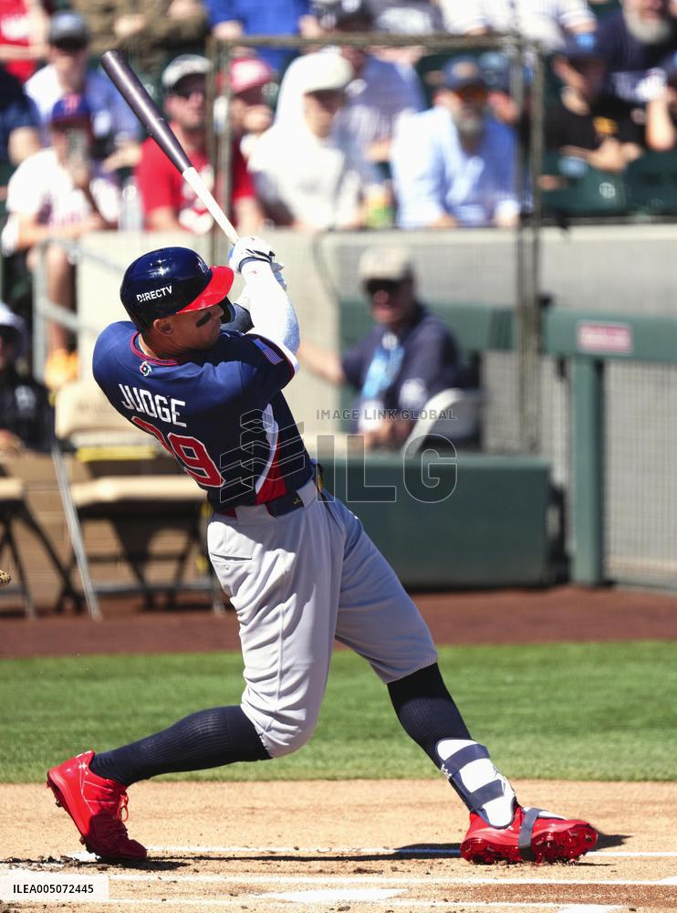 Baseball: U.S. WBC warm-up game