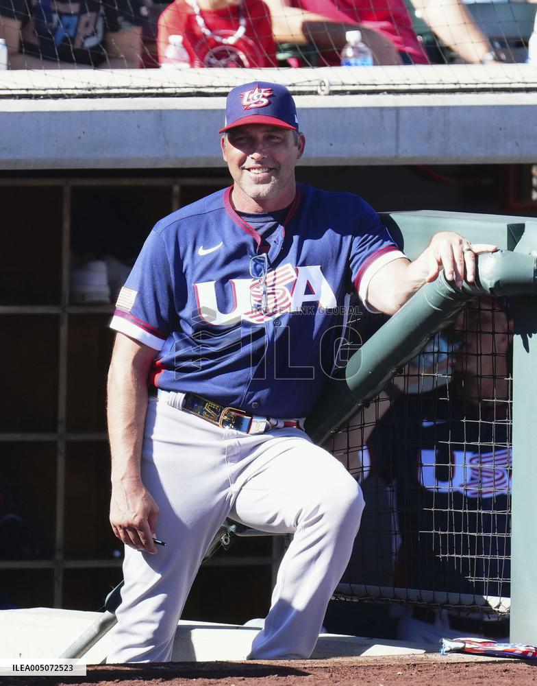 Baseball: U.S. WBC warm-up game