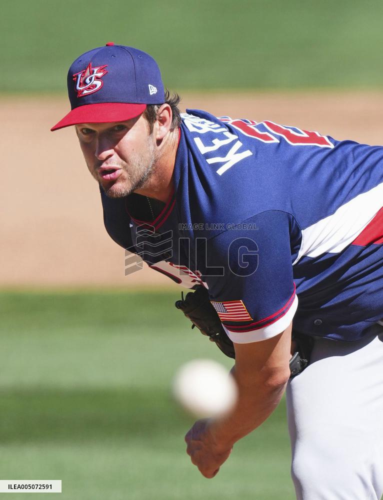 Baseball: U.S. WBC warm-up game
