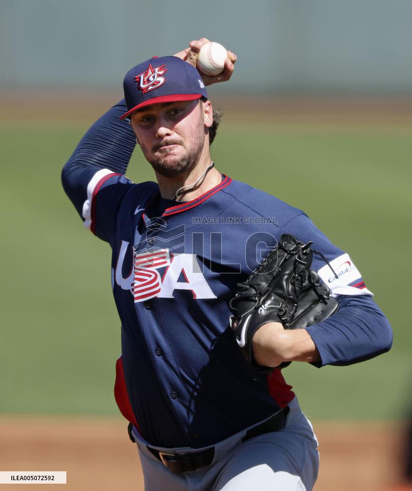 Baseball: U.S. WBC warm-up game