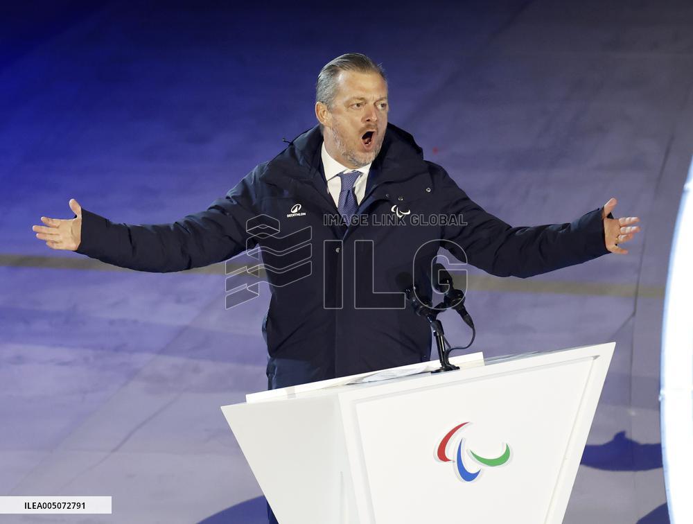 Milan Cortina Paralympics: Opening ceremony