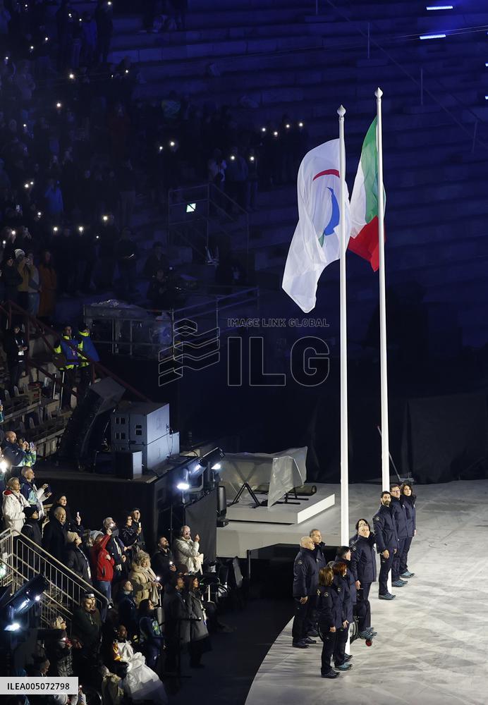 Milan Cortina Paralympics: Opening ceremony