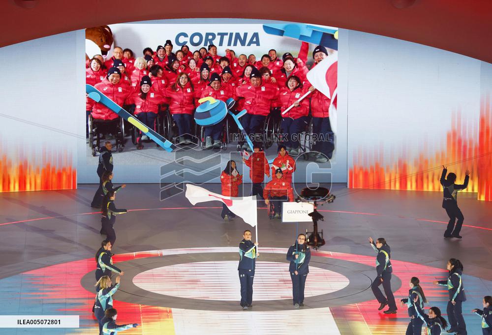 Milan Cortina Paralympics: Opening ceremony