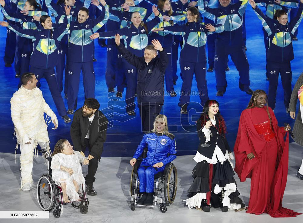 Milan Cortina Paralympics: Opening ceremony