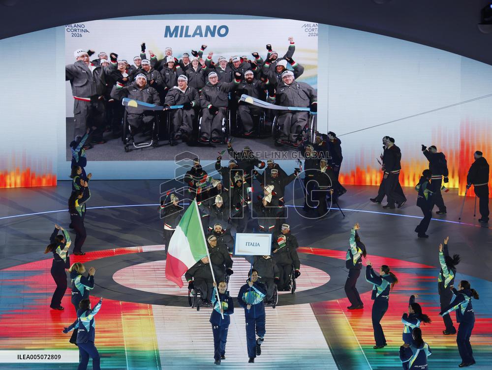 Milan Cortina Paralympics: Opening ceremony