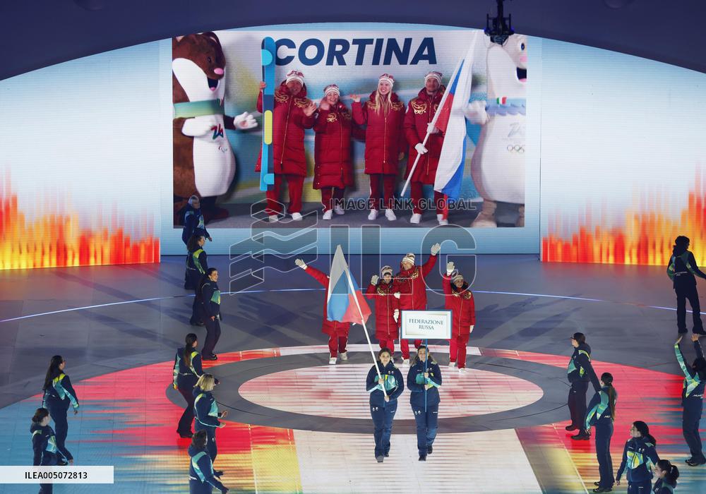 Milan Cortina Paralympics: Opening ceremony