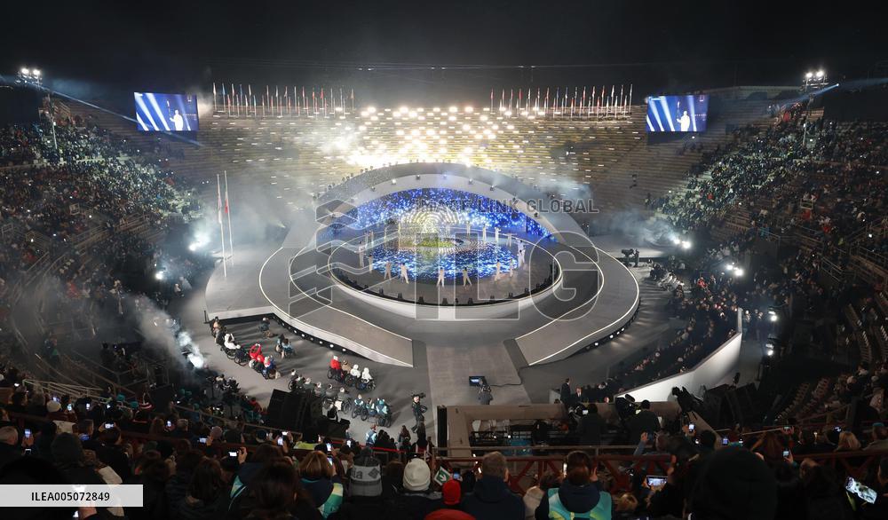 Milan Cortina Paralympics: Opening ceremony