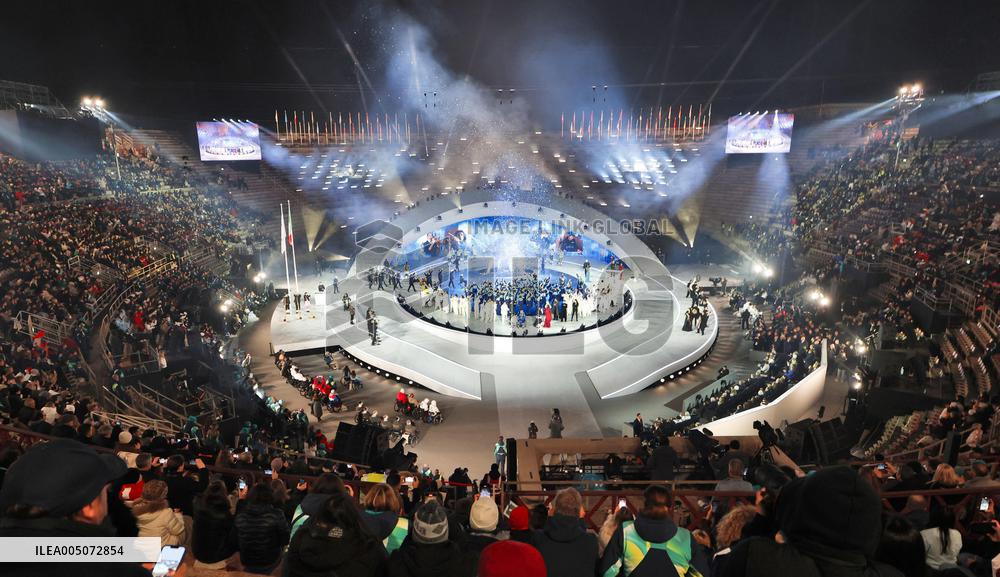 Milan Cortina Paralympics: Opening ceremony