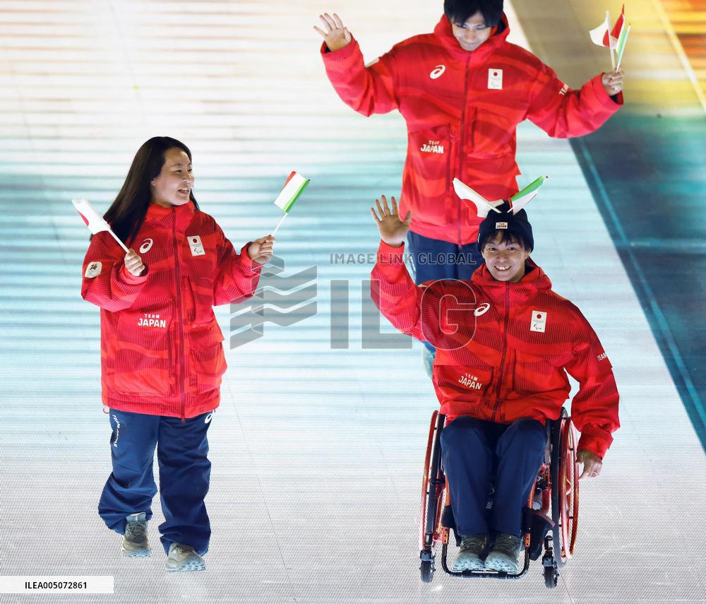 Milan Cortina Paralympics: Opening ceremony