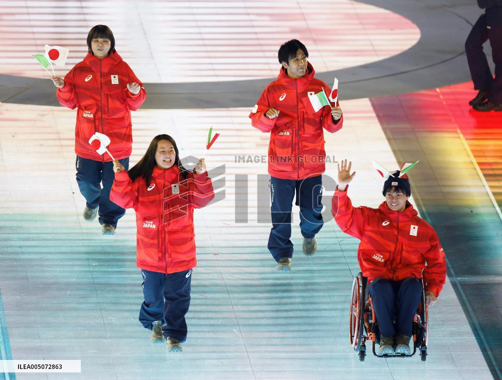 Milan Cortina Paralympics: Opening ceremony