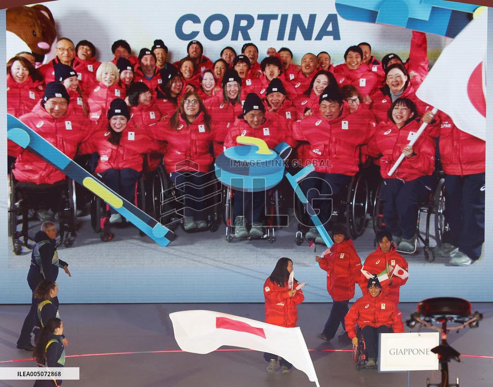 Milan Cortina Paralympics: Opening ceremony