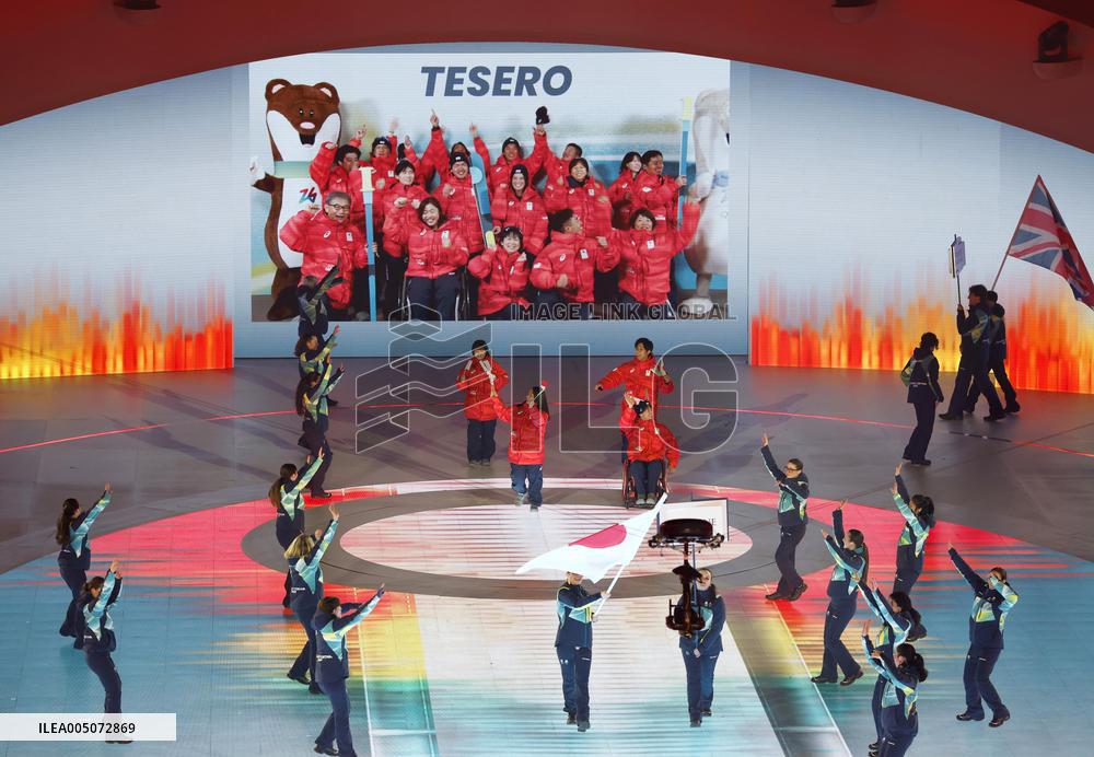 Milan Cortina Paralympics: Opening ceremony