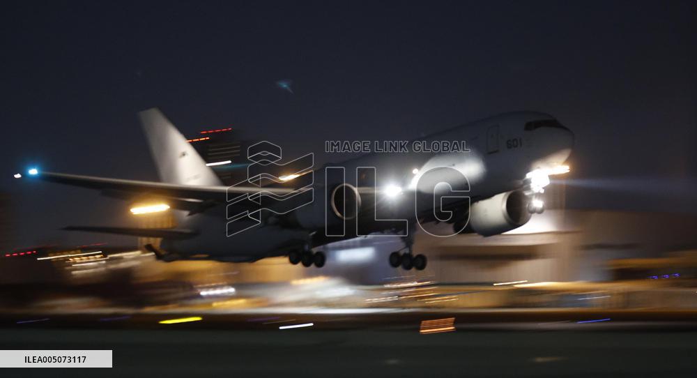 ASDF transport plane departs for Maldives