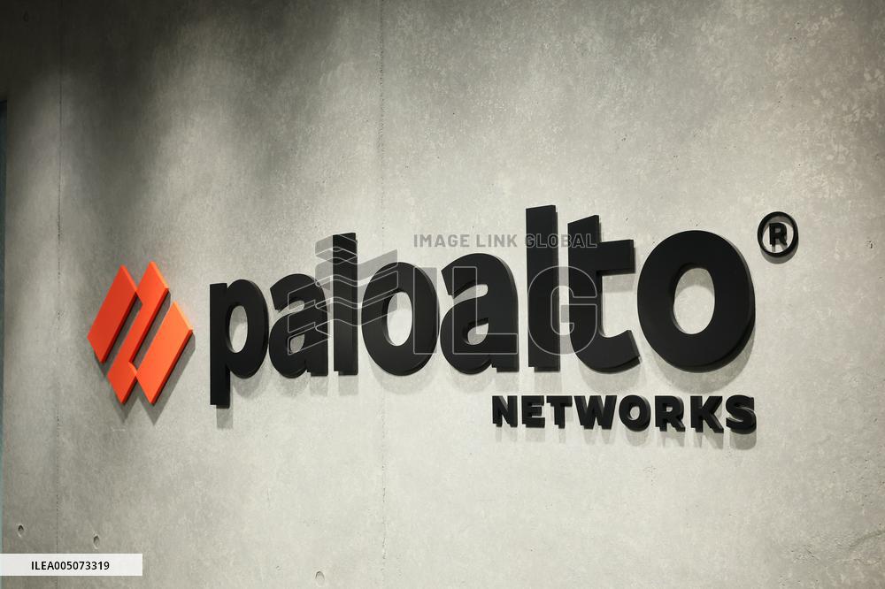 Palo Alto Networks signboard and logo