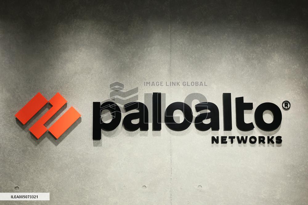 Palo Alto Networks signboard and logo