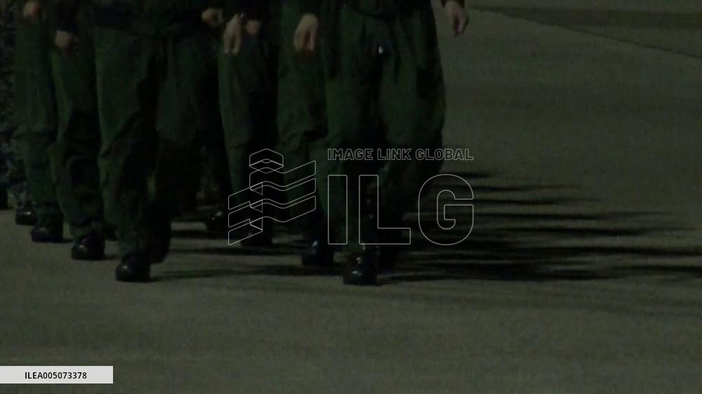 ASDF transport plane departs for Maldives