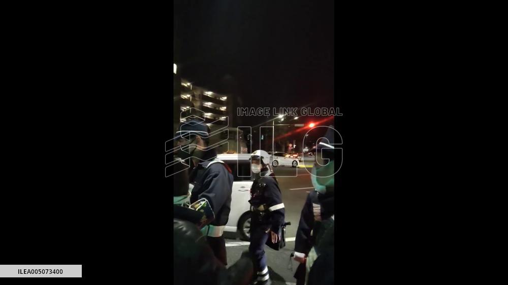 Japan: Residents Protest as Long-Range Missiles Launcher Arrives at JGSDF Camp in Kumamoto