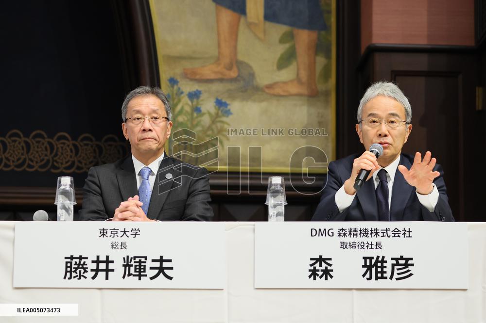 DMG Mori and the University of Tokyo “MX Center” Establishment Press Conference