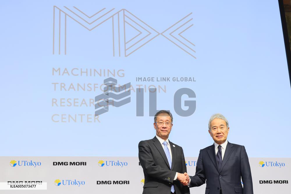 DMG Mori and the University of Tokyo “MX Center” Establishment Press Conference