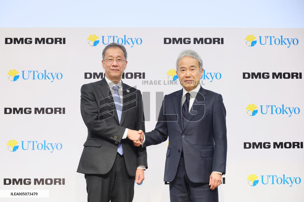 DMG Mori and the University of Tokyo “MX Center” Establishment Press Conference