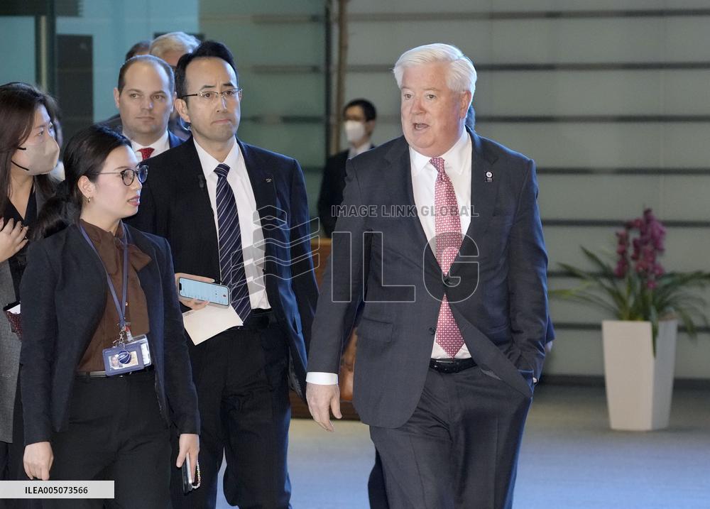 U.S. envoy Glass to meet Japan PM Takaichi