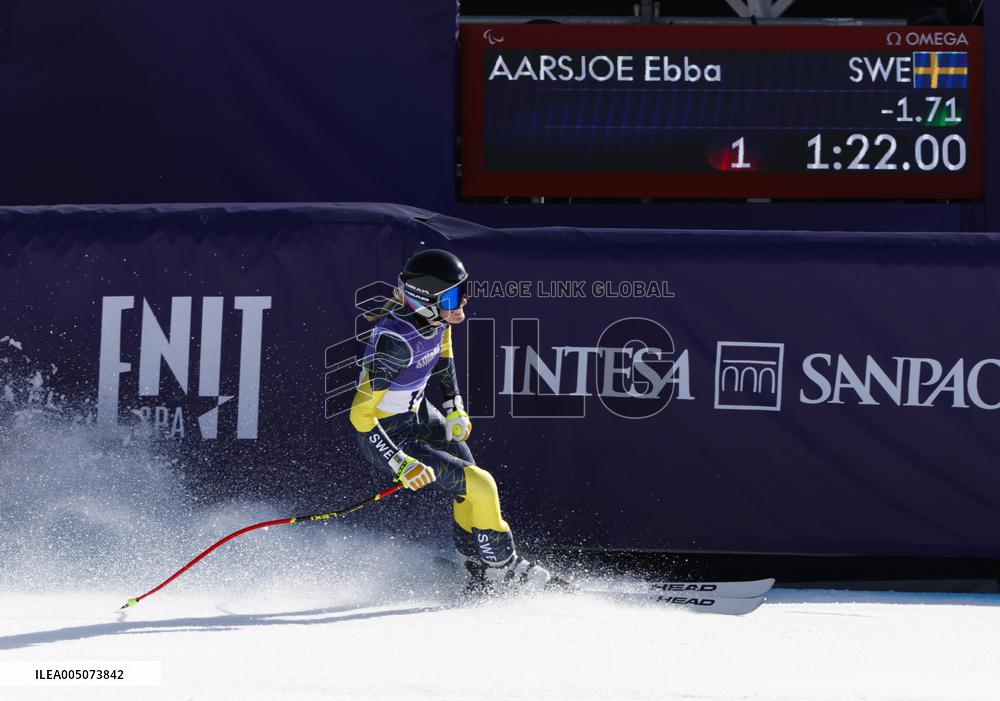 CORRECTED: Milan Cortina Paralympics: Alpine skiing