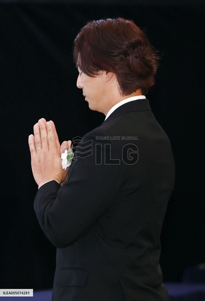 Memorial ceremony for Japanese golf legend Ozaki