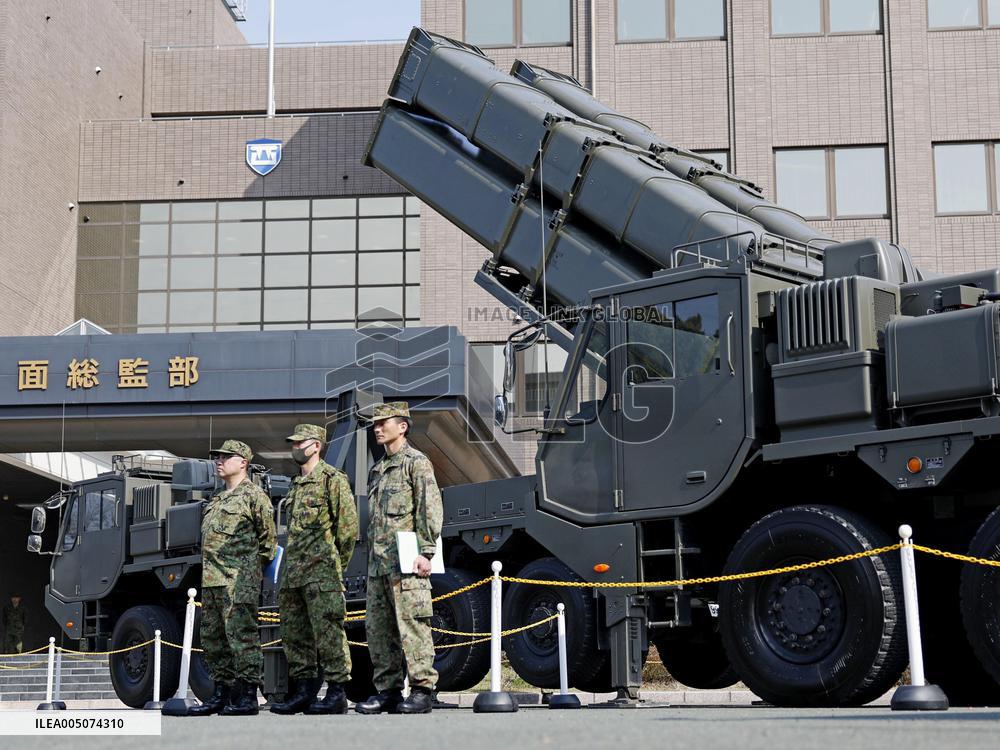 Long-range missile launcher to be put into service in Japan