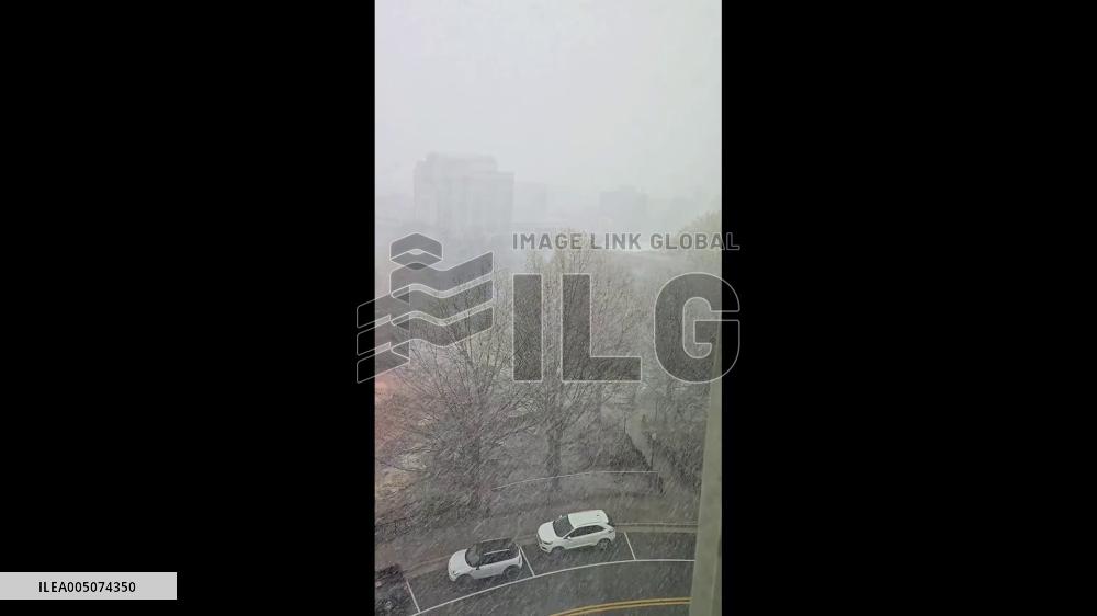 US: Powerful Cold Front Sweeps Through Alabama, Bringing March Snow