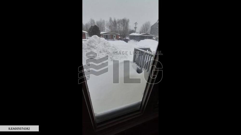 Canada: Massive Winter Storm Buries Elliot Lake, Closing Highways and Suspending Services