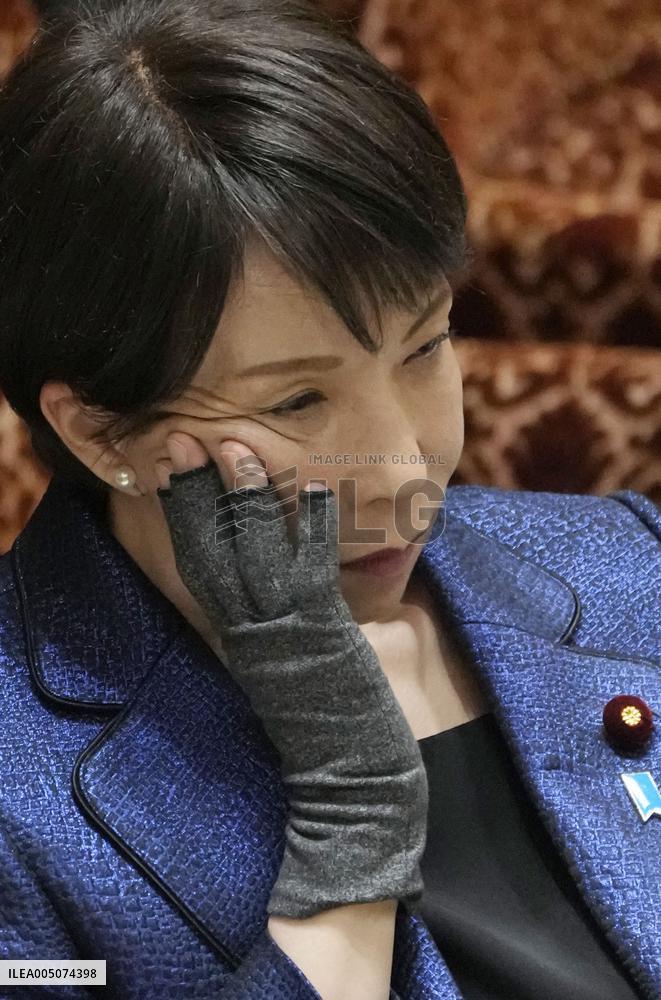 Japan PM Takaichi in parliament