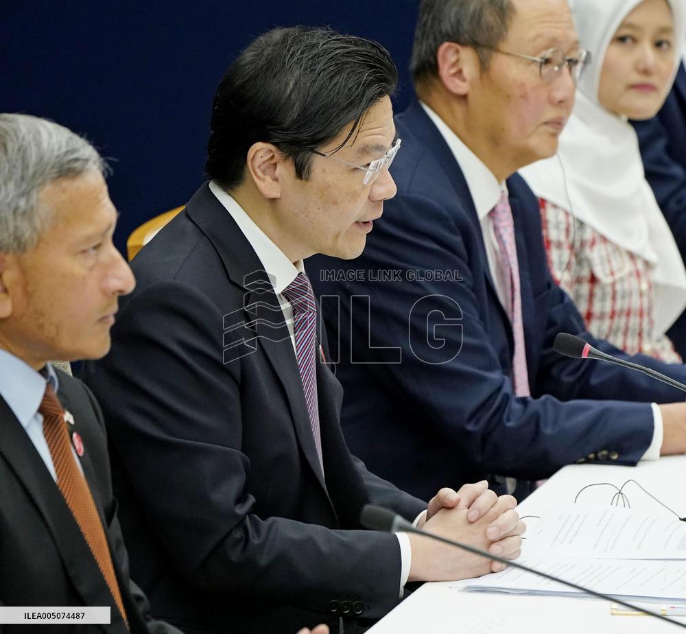 Japan PM Takaichi meets Singapore PM Wong