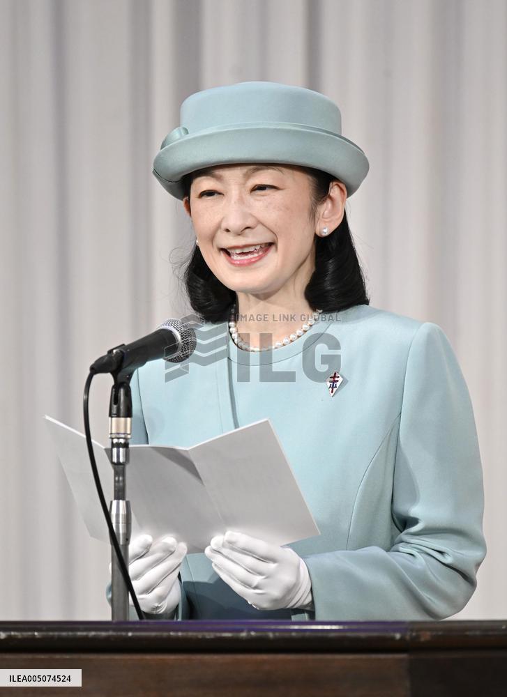 Japan Crown Princess Kiko at anti-tuberculosis event