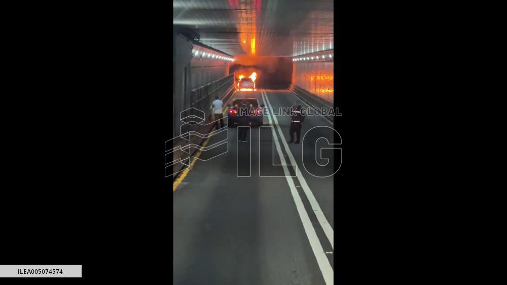 US: Fire Inside Lincoln Tunnel to New York Prompts Partial Closure