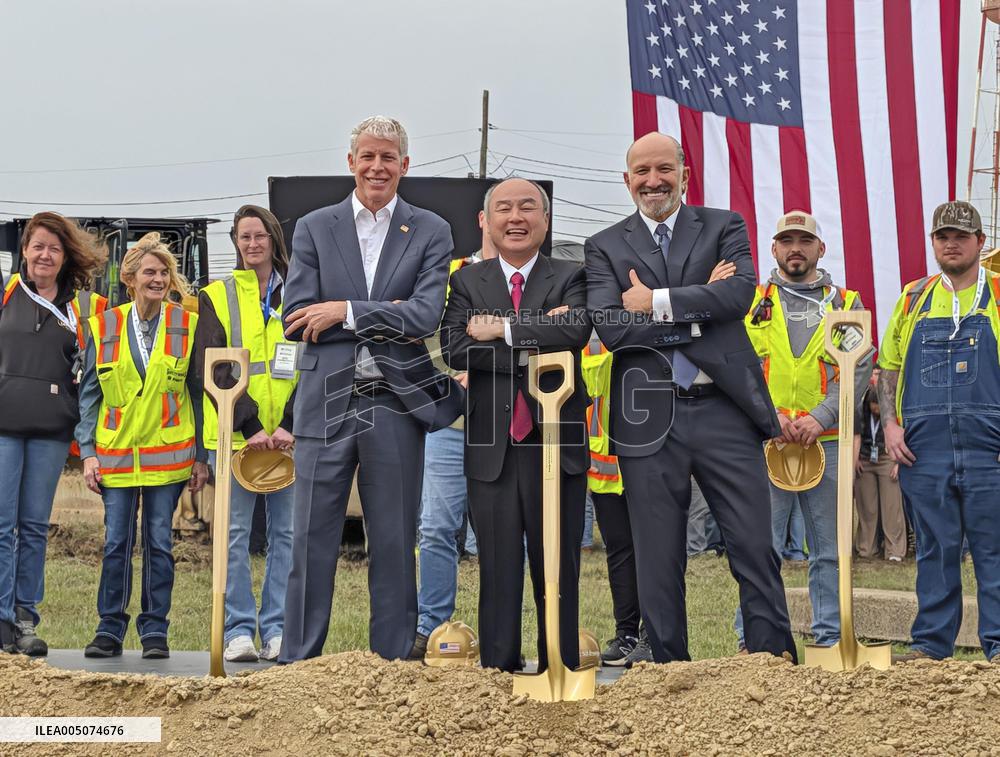 SoftBank Group Chairman Son in Ohio