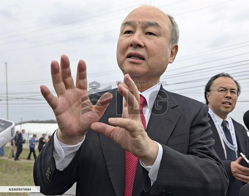 SoftBank Group Chairman Son in Ohio