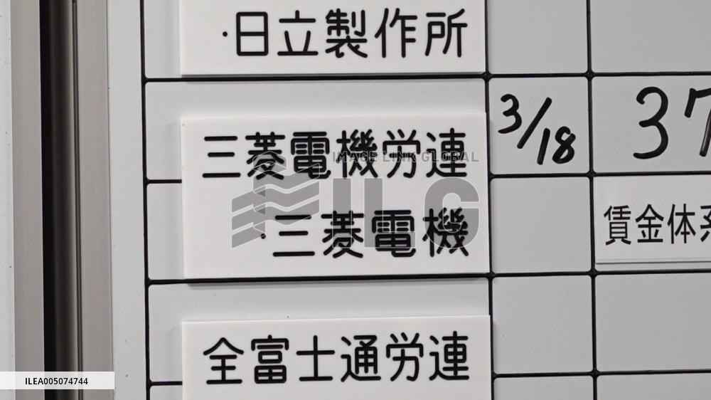 Annual wage negotiations in Japan