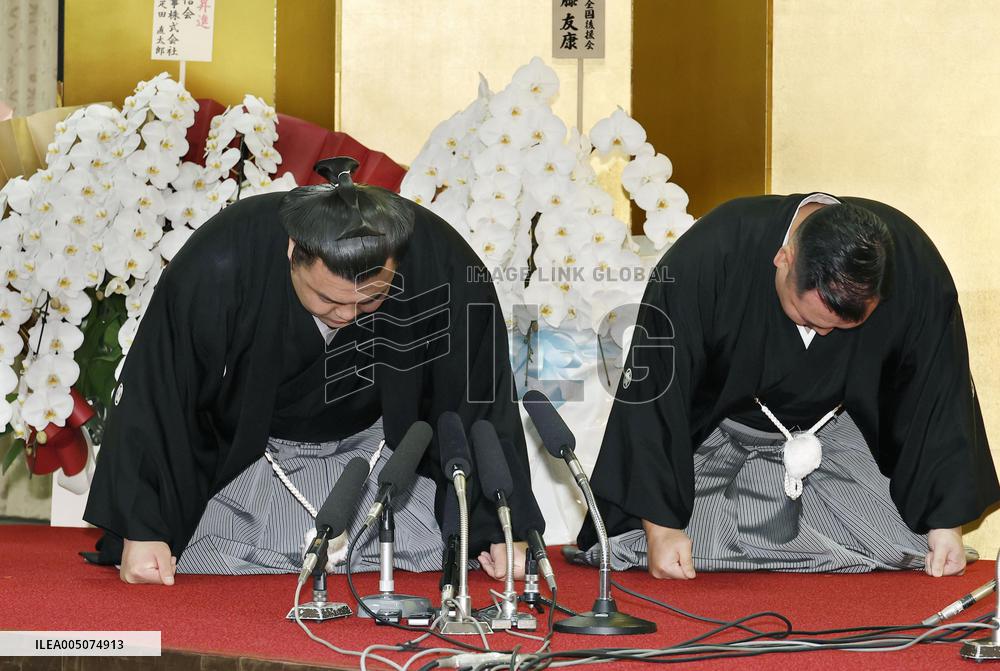 Sumo: Kirishima earns re-promotion to ozeki