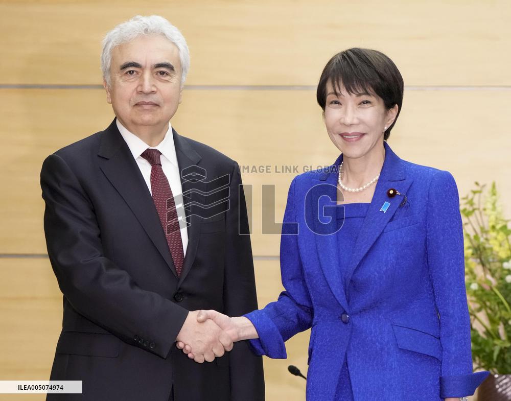 IEA chief in Tokyo