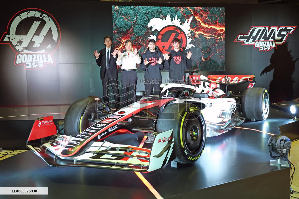 TGR Haas F1 Team and Godzilla Collaboration Special Livery Unveiling Event