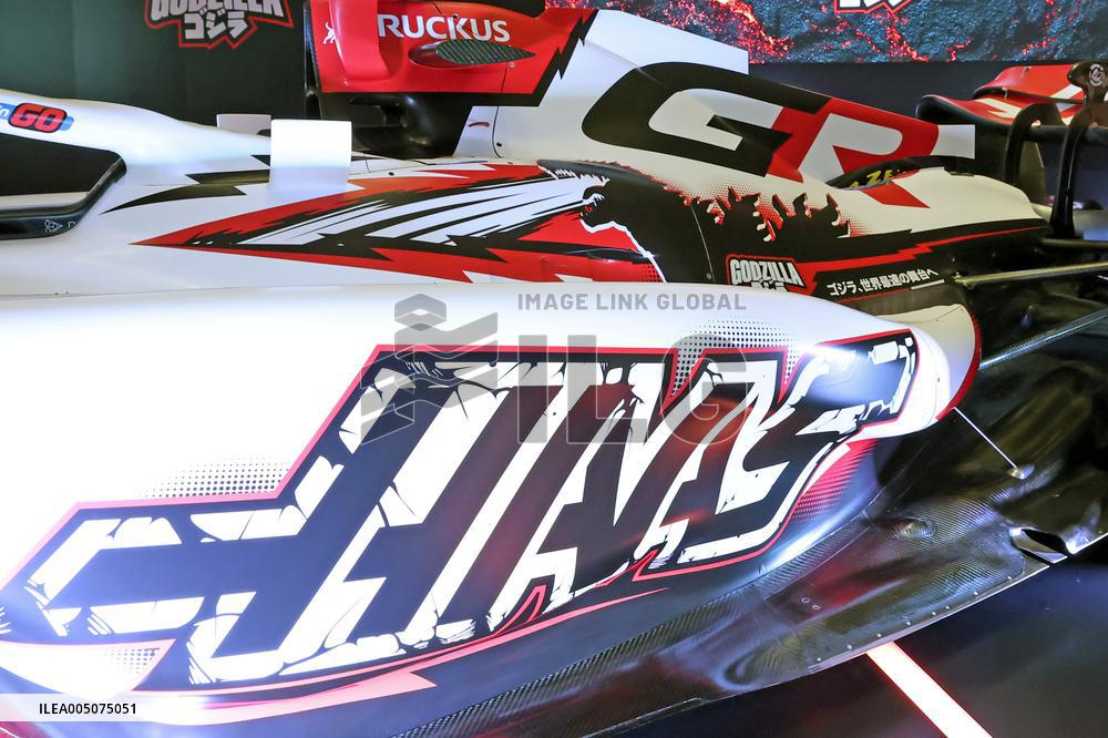 TGR Haas F1 Team and Godzilla Collaboration Special Livery Unveiling Event