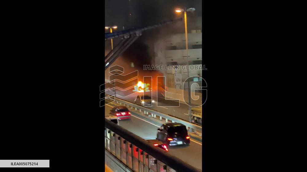 Japan: Vehicle Fire on Tokyo Metropolitan Expressway Causes Multiple Road Closures