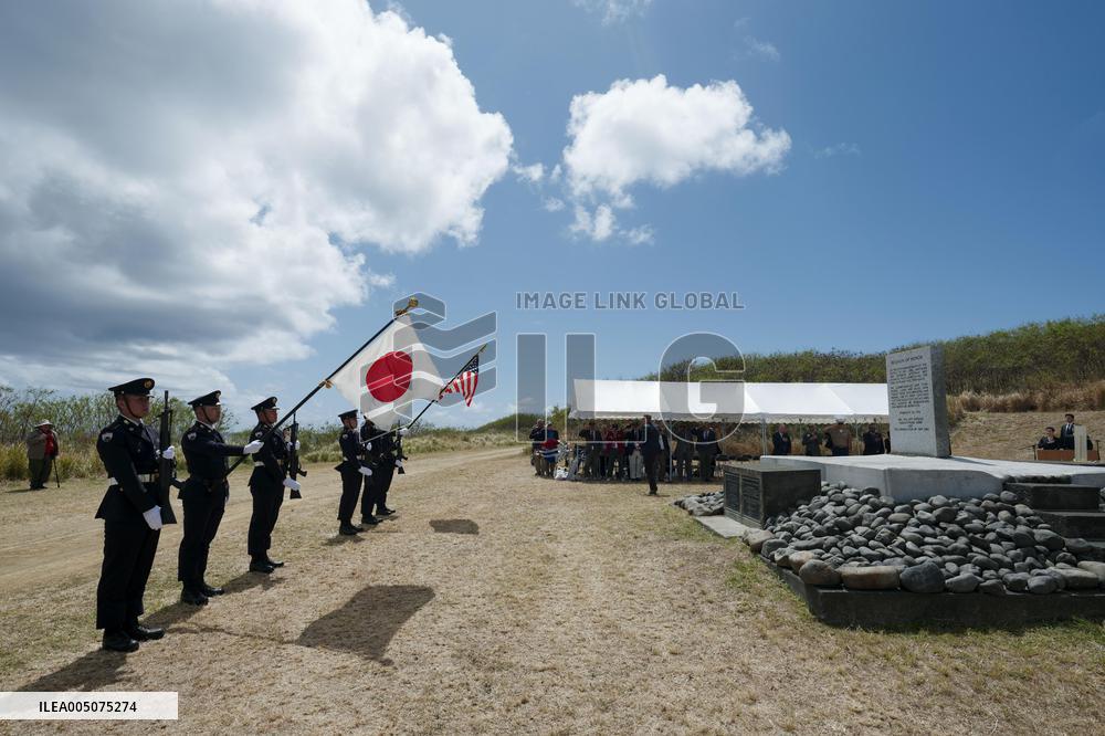 Japan-U.S. ceremony for Battle of Iwojima fallen