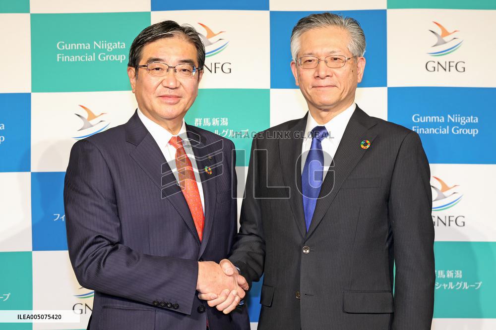 Gunma Bank and Daishi Hokuetsu Bank: Press Conference on Final Agreement for Management Integration